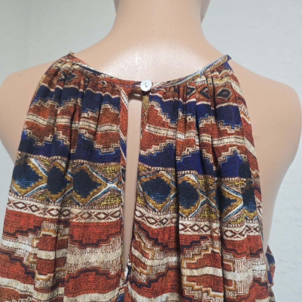 Karen Kane Multicolor Halter Maxi Dress - Picture 6 of 8